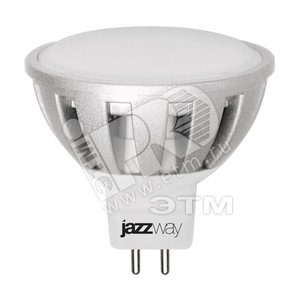 Лампа светодиодная LED 7вт GU5.3 JCDR теплая PLED - Jazzway