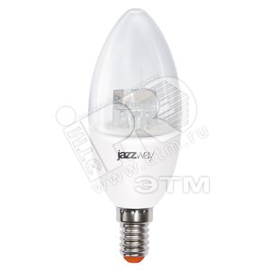 Лампа светодиодная диммируемая LED 8Вт E14 теплый белый свеча - Jazzway