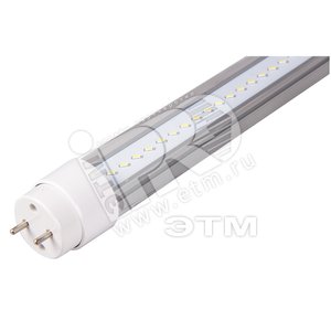 Лампа светодиодная LED PLED T8-1200R 18w 168led CLEAR 4000K 180-265V/50Hz, установка возможна после демонтажа ПРА - Jazzway