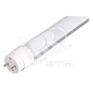 Лампа светодиодная LED PLED T8-1200R 18w 168led FROST 6500K 180-265V/50Hz, установка возможна после демонтажа ПРА (1013507) - Jazzway