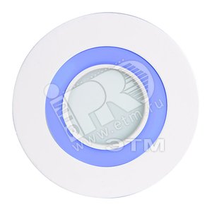 Светильник светодиодный PPL-R 12085  6W/2W  6500K  blue  синий/круглый  JAZZway - Jazzway