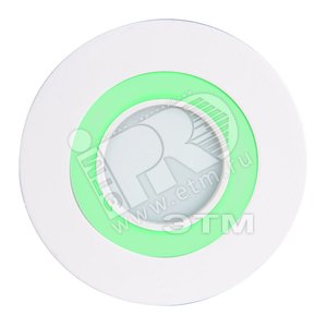 Светильник светодиодный PPL-R 12085  6W/2W  6500K  green зеленый/круглый  JAZZway - Jazzway