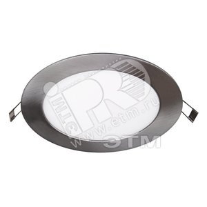 ДВО-14Вт круг. алюм мат 870Лм d180 тонкий 3500К IP - Jazzway