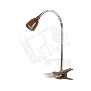 Лампа настольная PTL-1215 4w 3000K кофейная (1014993) - Jazzway