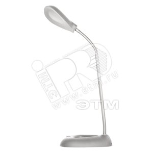 Лампа настольная PTL-1128 3w 3000K серая - Jazzway