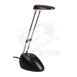 Лампа настольная PTL-1316 3w 3000K черная Jazzway (1026385) - Jazzway