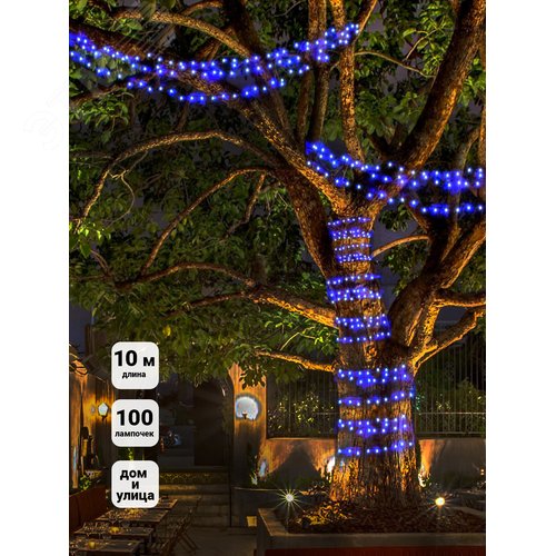Гирлянда 100LED уличная 10 м - фото 4