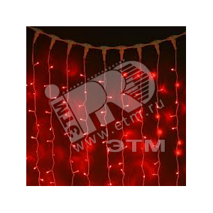 Штора 925LED 2.4х3м уличная красная - Jazzway
