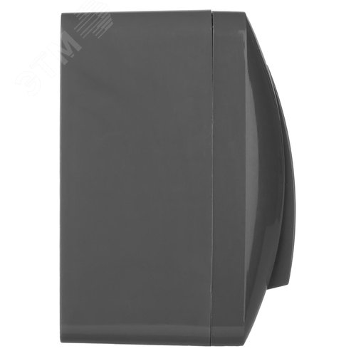 "Выключатель на 2 направления 2-кл. открытой установки IP44 10А серый ""Селигер"" TDM" 4