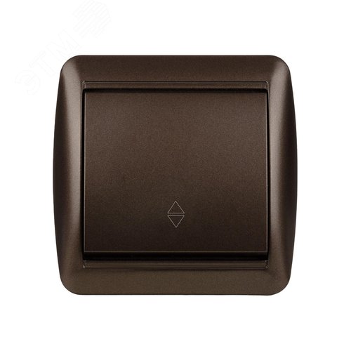 "Выключатель на 2 направления 1-кл. открытой установки IP44 10А шоколад ""Селигер"" TDM" 5