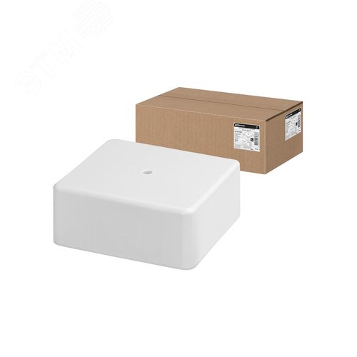 Коробка распаячная КР 100х100х44 ОП белая IP40 - TDM ELECTRIC