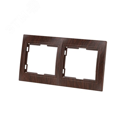 Рамка 2-х постовая горизонтальная ЭКО (бук) Таймыр TDM