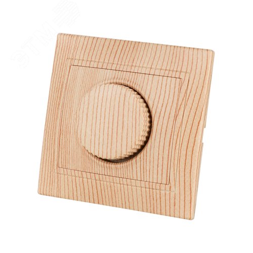 Светорегулятор поворотный RL 300 Вт ЭКО (сосна) Таймыр TDM