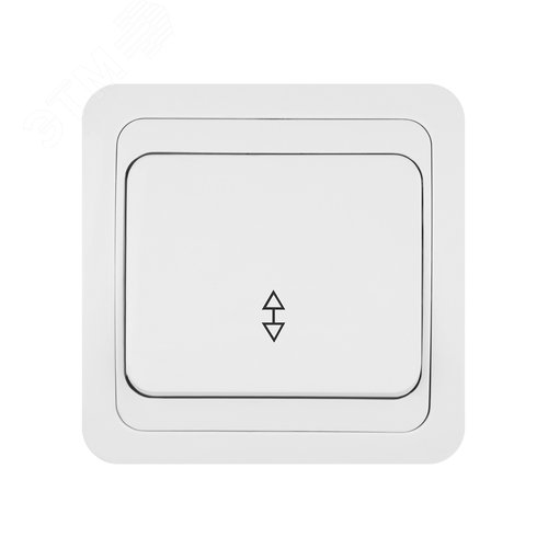 Переключатель на 2 направления 1-кл. 10А белый  Валдай  TDM