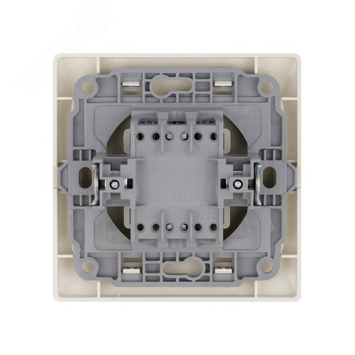 "Выключатель 1 кл. с подсветкой 10А сл. кость ""Ильмень"" TDM" 3