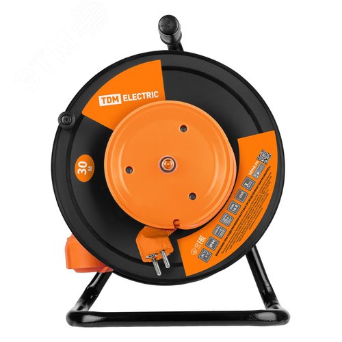 Удлинитель силовой УКз16-001 (штепсельное гнездо/30м ПВС 3х1,0) 2