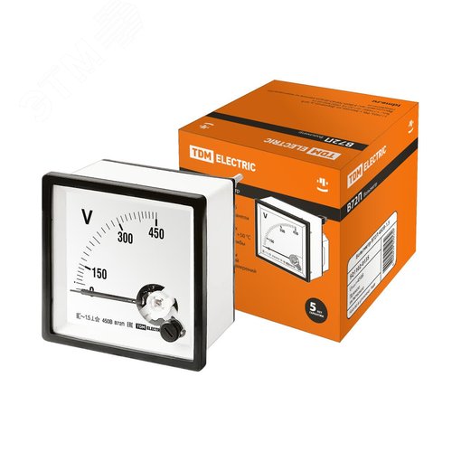 Вольтметр В72П 450В-1,5 - TDM ELECTRIC