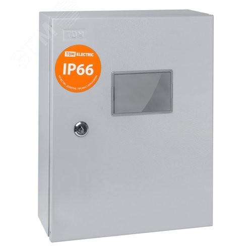 Корпус металлический ЩУ-3ф/1-0-3 IP66 (395х310х165) 3