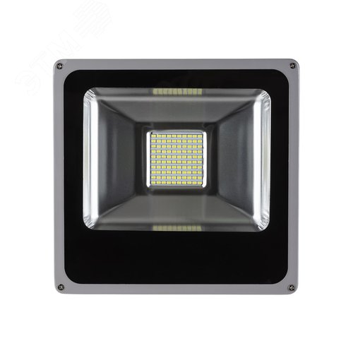 Прожектор светодиодный СДО50-2-Н 50 Вт, 6500 К, серый 2