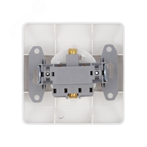"Розетка 2П+З 16А 250В белая ""Ильмень"" TDM" 4