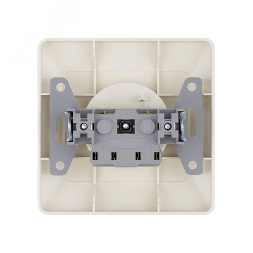 "Розетка 2П 10А 250В сл. кость ""Ильмень"" TDM" 5