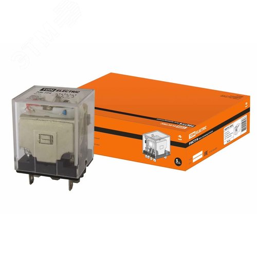 Реле РЭК77/4 с индикацией 10А 230В AC (SQ0701-0059) - TDM ELECTRIC