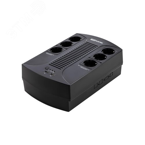Источник бесперебойного питания line-interactive  50 ВА 6 розеток + 2USB TDM 3