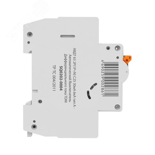 Выключатель автоматический дифференциального тока АВДТ 63 C25 30мА (SQ0202-0004) 4