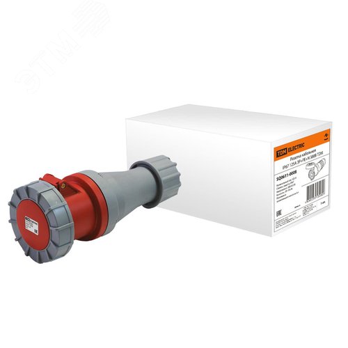 Розетка кабельная IP67 125А 3Р+РЕ+N 380В - TDM ELECTRIC