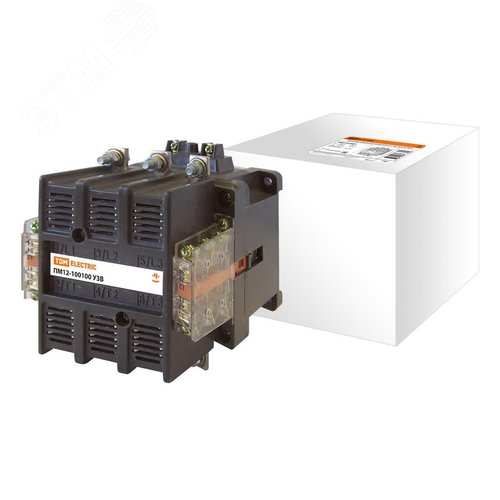 Пускатель электромагнитный ПМ12-100100 У3В, 400 В, 4НО+2НЗ TDM