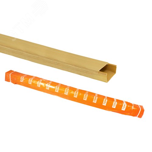 Кабель-канал 20х10 желтая сосна 3D 100м TDM