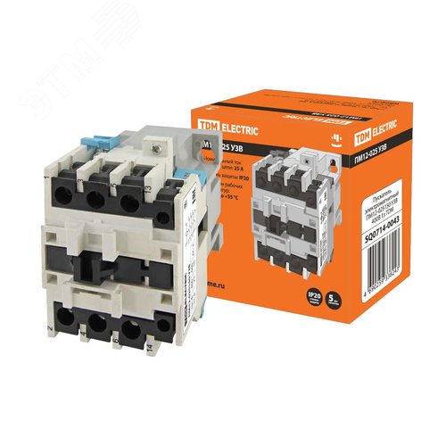 Пускатель электромагнитный ПМ12-025150 У3В 400В 1з TDM - TDM ELECTRIC