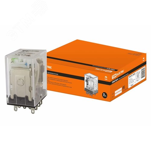Реле РЭК78/4 с индикацией 3А 230В AC - TDM ELECTRIC