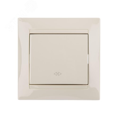 "Перекрестный выключатель 1-кл. 10А сл. кость ""Лама"" TDM" 3