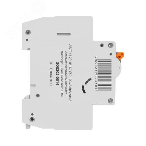 Выключатель автоматический дифференциального тока АВДТ 63 C50 100мА 5