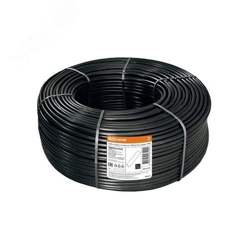 Труба гладкая техническая ПНД d 25(с) черная TDM 3