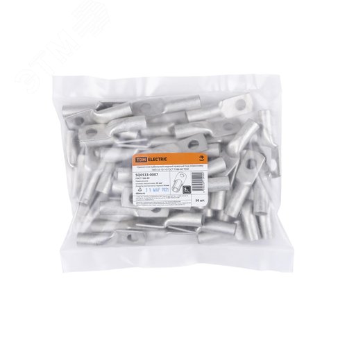 Наконечник кабельный медный луженый под опрессовку ТМЛ 35-10-10 ГОСТ 7386-80 3