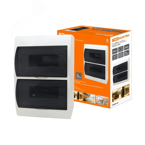 Бокс ЩРН-П-24модуля навесной пластик IP41 - TDM ELECTRIC