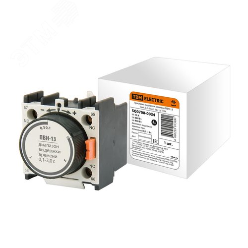 Приставка выдержки времени ПВН-13 ( включение 0,1-3 сек) 1з+1р