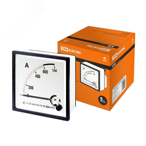 Амперметр А96 600А/5А-1.5 (SQ1102-0020) - TDM ELECTRIC