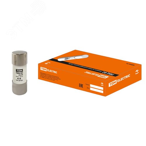 Плавкая вставка ПВЦ-В2 22х58 6А 4