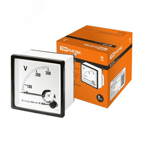 Вольтметр В72П 300В-1,5 - TDM ELECTRIC