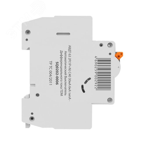 Выключатель автоматический дифференциального тока АВДТ 63 C40 30мА 7