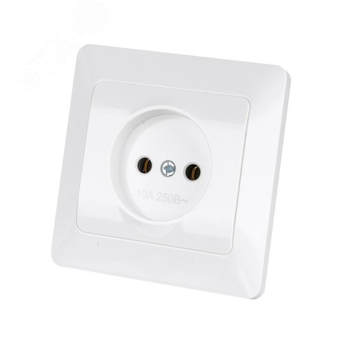 "Розетка 2П 10А 250В белая ""Ильмень"" TDM" 2