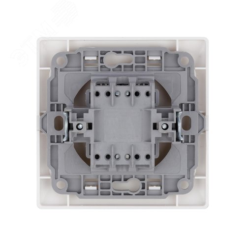 "Выключатель 1 кл. с подсветкой 10А белый ""Ильмень"" TDM" 4