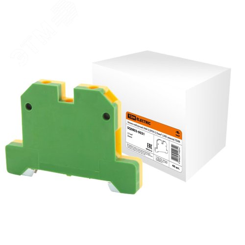 Зажим наборный ЗНИ-2,5PEN 2,5мм2 (JXB-земля) - TDM ELECTRIC