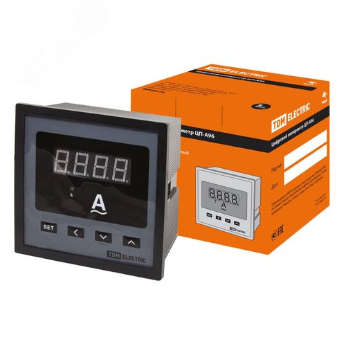 Цифровой амперметр ЦП-А96 0-50кА-0,5 - TDM ELECTRIC