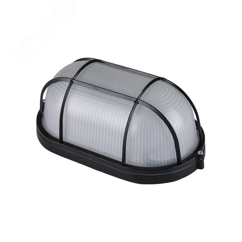 Светильник НПБ1202 черный/овал с решеткой 100Вт IP54 (SQ0303-0039)