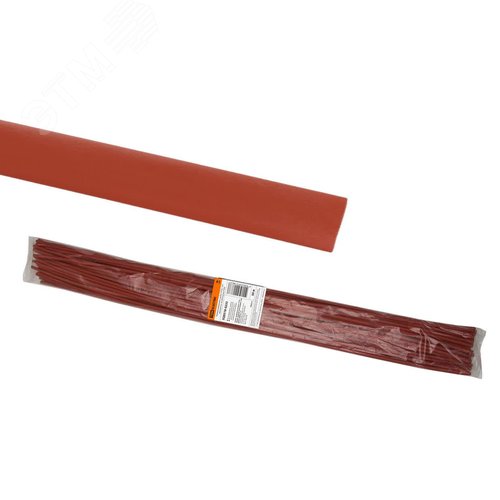 Термоусаживаемая трубка ТУТнг 14/7 красная по 1м (50 м/упак)