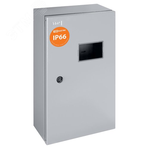 Корпус металлический ЩУ-3ф/1-0-12 IP66 (ЩУРН-3/12 IP66) (540х310х165) - фото 6